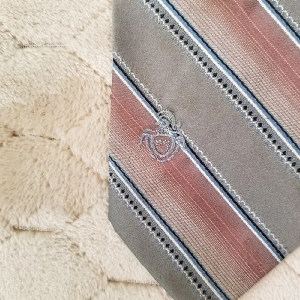 Vintage Via Re Men's Necktie Striped Multicolor 3